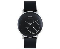 Withings Activite Steel Reloj Conectado con Seguimiento automático de Actividad, Acero y Cromo, Unisex, Negro, M