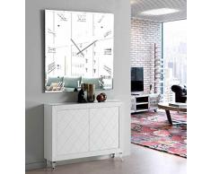 DISARTE - Relojes de Pared Modernos - Murano Espejo Cuadrado - iBERGADA