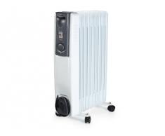 Tristar KA-5114 - Calefactor eléctrico con 9 cuerpos y 3 funciones ajustables, 2000 W, color blanco