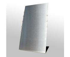 Tablones magnéticos de acero inoxidable, 12 cm x 22 cm