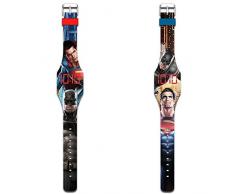Kids Euroswan - Reloj Digital LED de muñeca Batman Vs Superman Display Touch, Multicolor, único