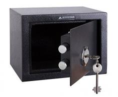 Arregui T17K Caja Fuerte de sobreponer sólo Llave.230x170x170mm, Gris Oscuro, 230 x 170 x 170 mm