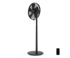 Cecotec Ventilador de Pie ForceSilence 550 Smart. 5 Aspas 16(40cm) de Diámetro, Oscilante, 3 Velocidades, 2 Alturas(78-135cm), Motor de Cobre, Temporizador de 7h, Mando a Distancia, 60W