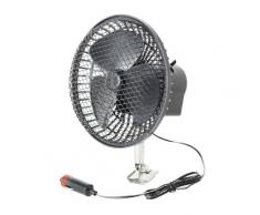 Sumex 2404015 - Ventilador De Gran Potencia "Turbo Fan" Para Vehículos, 12V (Diámetro 15 Cm, Con Rejilla Protectora)