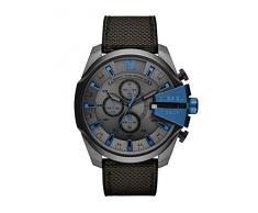 Diesel Reloj Cronógrafo para Hombre de Cuarzo con Correa en Nailon DZ4500