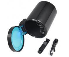 TOOGOO coche automatico con LED luz Cenicero sin humo de cigarrillos titular R