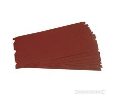 Silverline 633491 - Hojas de lija para suelos laminados, 10 pzas (Grano 40)