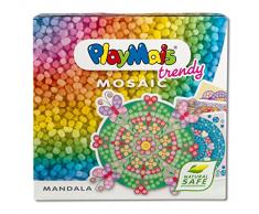 PlayMais 160358 - PlayMais Mosaico Craft Kit de moda de la mandala, 3000 piezas , color/modelo surtido