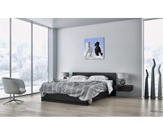 Cuadro sobre lienzo - de una sola pieza - Impresión en lienzo - Ancho: 70cm, Altura: 70cm - Foto número 2179 - listo para colgar - en un marco - AC70x70-2179