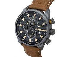 Timberland Reloj Cronógrafo para Hombre de Cuarzo con Correa en Cuero TBL14816JLU.02A