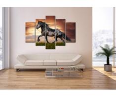 Cuadro sobre Lienzo - 5 Piezas - Impresión en Lienzo - Ancho: 150cm, Altura: 100cm - Foto número 2608 - Listo para Colgar - en un Marco - EA150x100-2608