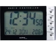 Technoline WT 188 Radio-Despertador, Plata y Negro, 11.5x7.5x7.3 cm