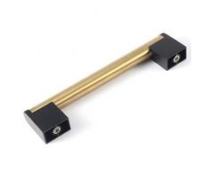 Fulgente 10pcs Vintage Tiradores de Armarios Latón Cepillado, Antiguo Europeo Moderno Manijas del Cajón Gabinete Puerta Muebles Tiradores de Muebles Cajones Cocina- 128mm