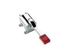 Idral - Grifo a pedal, para agua caliente y fría, ajustable a presión