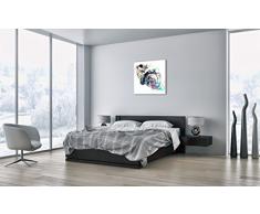 Cuadro sobre lienzo - de una sola pieza - Impresión en lienzo - Ancho: 70cm, Altura: 70cm - Foto número 3022 - listo para colgar - en un marco - AC70x70-3022