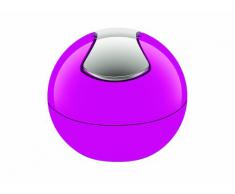 Spirella Bowl 10.15113 - Papelera con tapa basculante, color fucsia