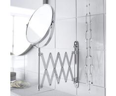 Taylor & Brown® Lupa montado en la Pared Espejo de Maquillaje la ampliación de Afeitar Espejo de Doble Cara Espejo Giratorio de baño