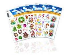 Herma 15502 - Pegatinas decorativas (5 paquetes), diseños navideños