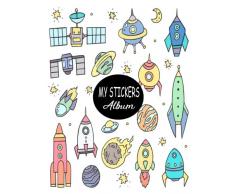 My Stickers Album: Blank Sticker Book Sticker Journal8.5x11 100 Pages: Volume 20