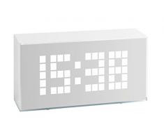 TFA 60.2012 - Reloj despertador digital LED, de diseño, color blanco