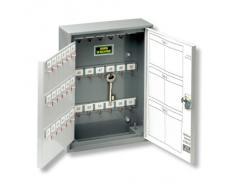 BURG WÄCHTER armario de llaves 6700 con 108 ganchos, de acero gris/gris claro, 6700/108 R