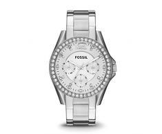 Fossil Reloj Analógico para Mujer de Cuarzo con Correa en Acero Inoxidable ES3202
