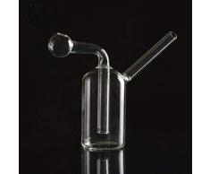 xlbong Pipa de Fumar Pipa de Agua Pipa de Agua pequeño Quemador de Aceite