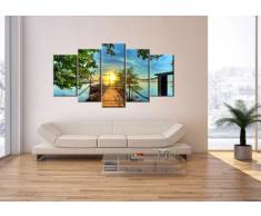 Cuadro sobre lienzo - 5 piezas - Impresión en lienzo - Ancho: 160cm, Altura: 85cm - Foto número 2573 - listo para colgar - en un marco - EA160x85-2573