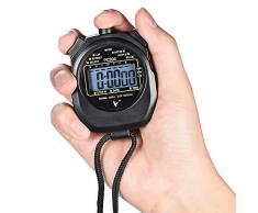 Digital Cronómetro Temporizador Cronógrafo Deportivo Reloj Deportivo con Reloj Alarma, Calendario y Pantalla LCD Grande