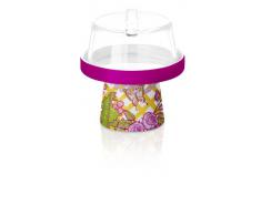 Ritzenhoff mini fuente de porcelana con campana de cristal de Bohemia, diseño 2013, Nilesh Mistry, 2950006