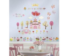 Jomoval - Adhesivos Reutilizables para Pared, diseÃ±o de Castillo de Magdalenas