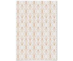 Panorama Papel Adhesivo para Muebles Geometría Reloj de Arena 66x100cm - Impreso en Vinilo Textil de alta calidad - Fácil Instalación, Lavable y Duradero - Papel Pintado para Muebles