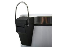 MSV denfants Cubo DE Basura 3L Jardin DENFANT, Acero Inoxidable, Multicolor, 25.6x16.5x16.5 cm