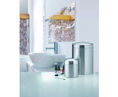 Kela 21382 - Cubo de la basura para mesa y baño, acero inoxidable, 7 L, color plateado