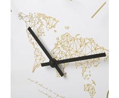 Dcasa - Reloj de pared de madera beige nórdico para cocina Vitta