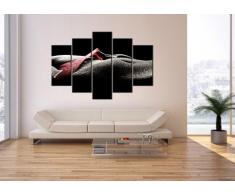 Cuadro sobre lienzo - 5 piezas - Impresión en lienzo - Ancho: 150cm, Altura: 100cm - Foto número 0350 - listo para colgar - en un marco - EA150x100-0350