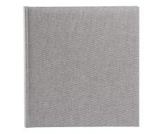 Goldbuch Summertime Trend 2 31606-Ãlbum (100 páginas con separadores de pergamino y Cubierta de Lino, para hasta 600 Fotos), Papel, Gris, 30 x 31 cm