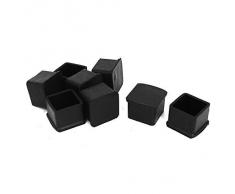 Goma Mesa Muebles Pie Pata Tapa Almohadilla Suelo Protector 30x30mm 8 Piezas