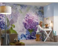 Komar Otaksa - Mural de papel para pared (368 x 254 cm), diseño de hortensias