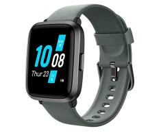 YAMAY Smartwatch, Reloj Inteligente Impermeable IP68 con Oxímetro de Pulso, Esfigmomanómetro y Pulsómetro para Hombre Mujer Niños, Pulsera de Actividad Inteligente con Cronómetro para Android iOS