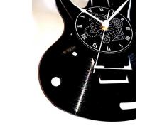Reloj de pared de vinilo Vintage Handmade Amueblar Hogar Oficina Guitarra Bajo Rock Metal Punk MÃºsica