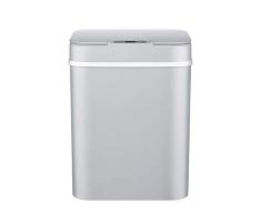 LPing Cubo de Basura con Sensor automático,12L Cubo Basura Apertura automática,Sensor Inteligente para la Cocina,Bajo Consumo de energía,para Cocina,Sala,baño