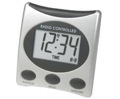 Proficell Technoline WT 221-T Reloj Digital, Plata/Negro
