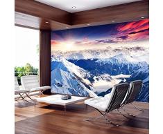 Fotomural 400x280 cm ! Papel tejido-no tejido. Fotomurales - Papel pintado Alpes Montanas Paisaje Naturaleza c-B-0072-a-a