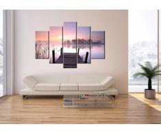 Cuadro sobre Lienzo - 5 Piezas - Impresión en Lienzo - Ancho: 150cm, Altura: 100cm - Foto número 2593 - Listo para Colgar - en un Marco - EA150x100-2593