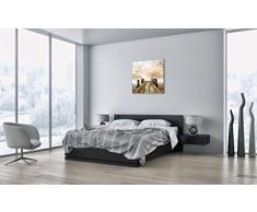 Cuadro sobre lienzo - de una sola pieza - Impresión en lienzo - Ancho: 70cm, Altura: 70cm - Foto número 2394 - listo para colgar - en un marco - AC70x70-2394