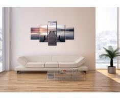 Cuadro sobre Lienzo - 5 Piezas - Impresión en Lienzo - Ancho: 125cm, Altura: 70cm - Foto número 2635 - Listo para Colgar - en un Marco - EA125x70-2635