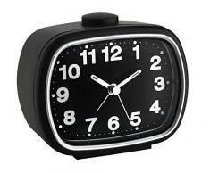 TFA 60.1017.01 - Reloj despertador electrónico, color negro