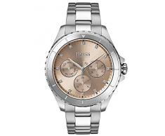Hugo Boss Reloj Multiesfera para Mujer de Cuarzo con Correa en Acero Inoxidable 1502444