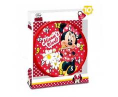 Disney. Minnie Mouse. Kids. Reloj de pared para la decoración de la habitación de los niños